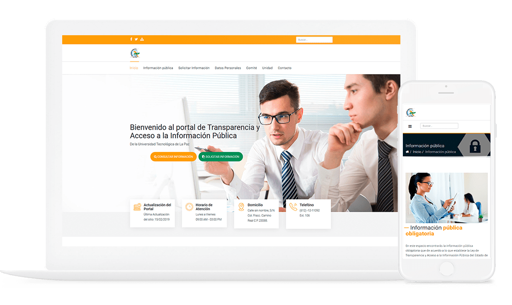 Proyecto Diseño y desarrollo web para la Universidad Tecnológica de La Paz